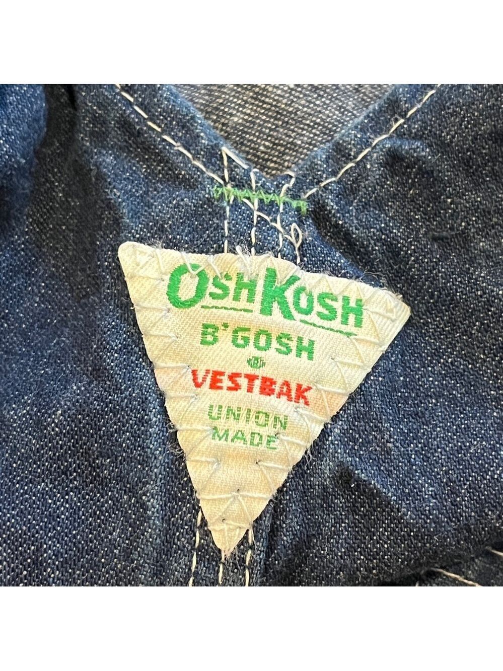 Oshkosh B’Gosh Union Made Sanforized Denim Overalls - Size Medium - Picture 7 of 16